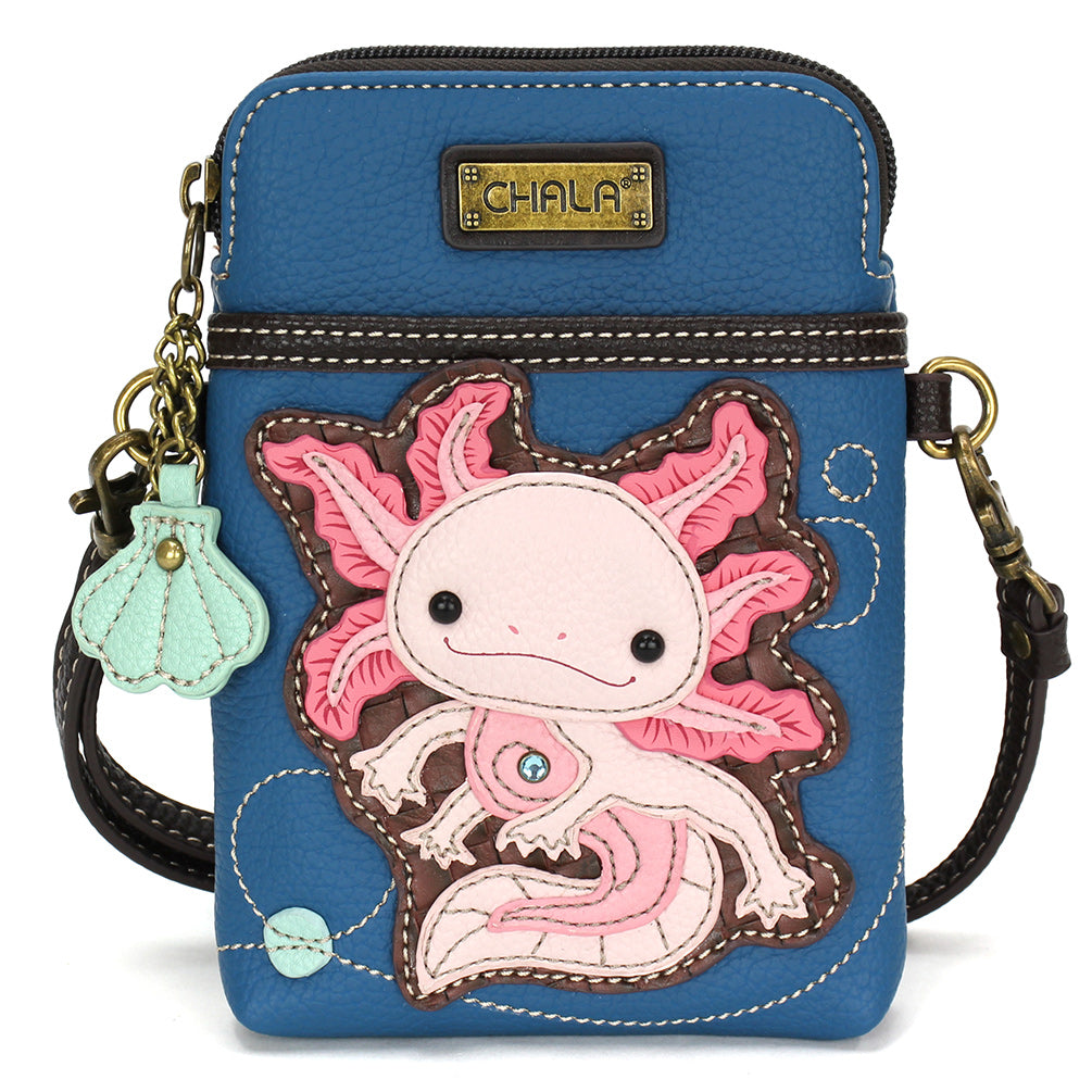 Chala Axolotl Cellphone Xbody | Whimsical Bags