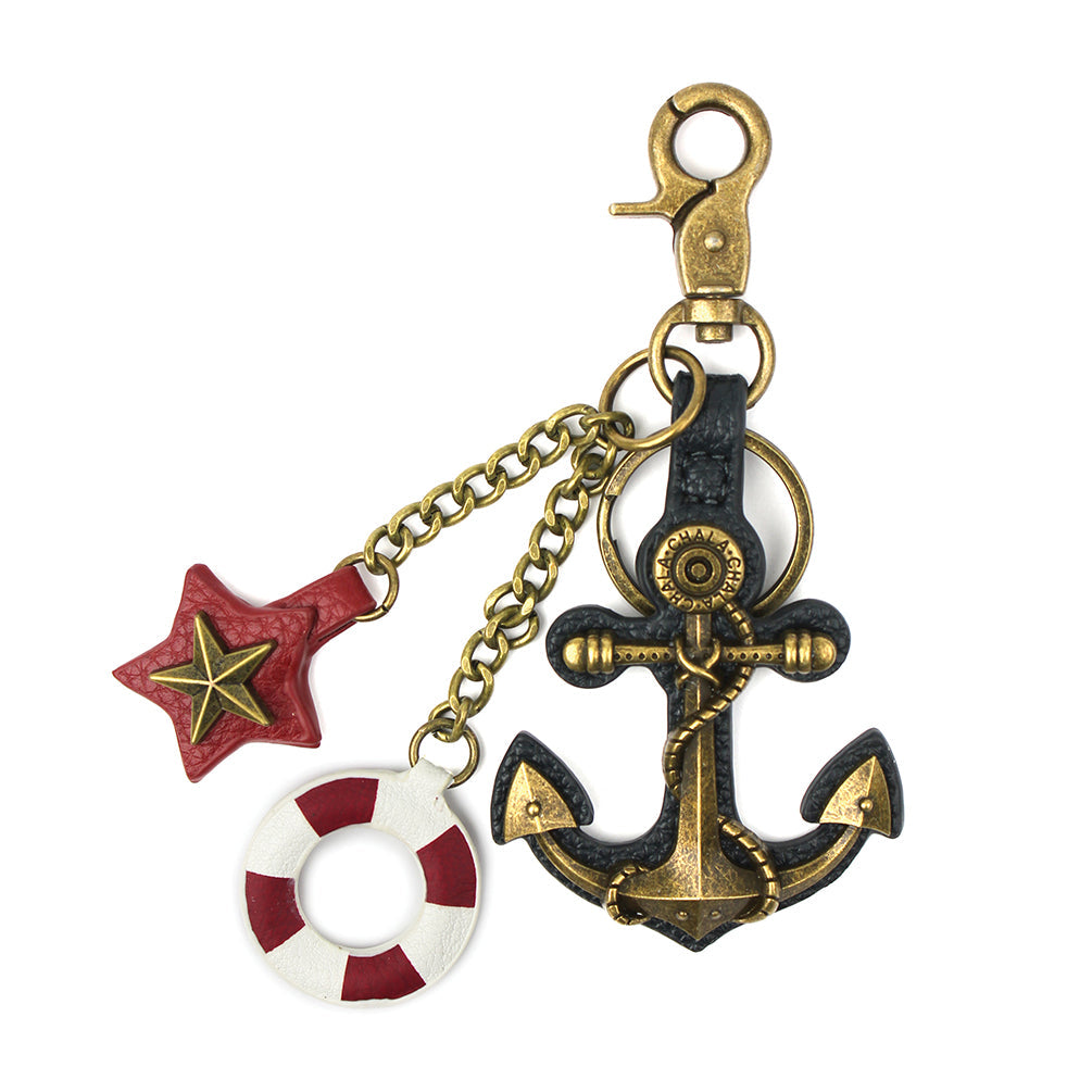 Chala Metal Charming Keychain - Anchor – Whimsical Bags