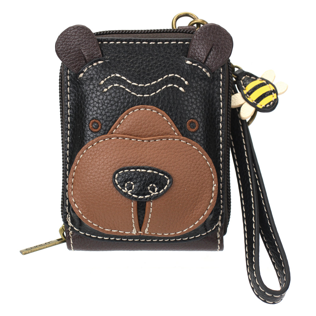 Cute-C - Credit Card Holder / Wallet Wristlet - Bear – Whimsical Bags
