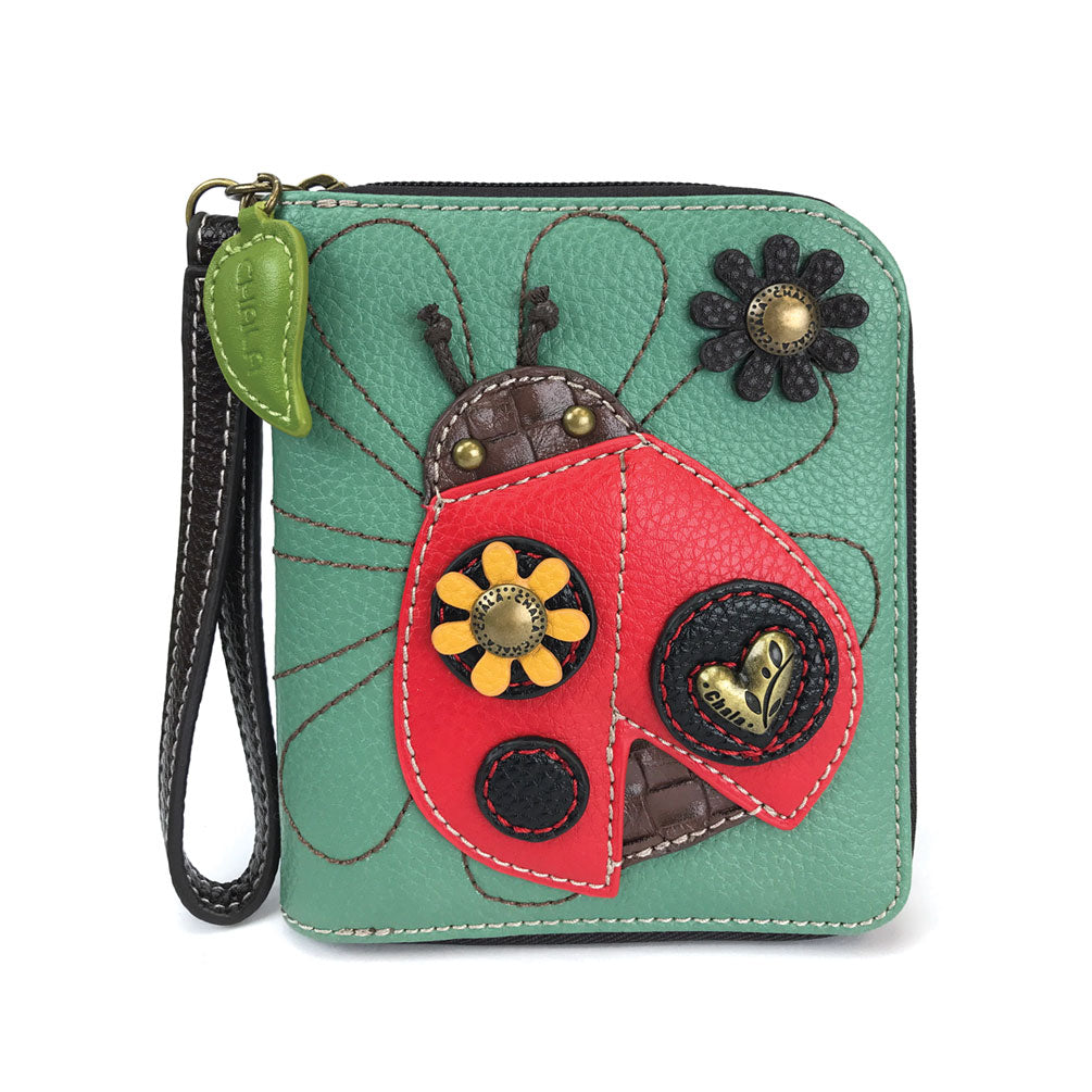 Chala Zip Around Wallet - Ladybug – Whimsical Bags