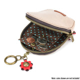Chala Mini Coin Purse Keychain - Cardinal