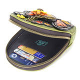 Chala Mini Coin Purse Keychain - Monarch Butterfly