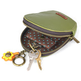 Chala Mini Coin Purse Keychain - Monarch Butterfly