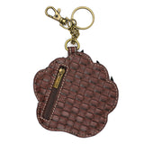 Chala Coin Purse / Key Fob - Bear Paw Print