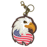 Chala Coin Purse / Key Fob - Eagle US Flag