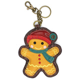 Chala Coin Purse / Key Fob - Gingerbread Man