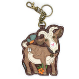 Chala Coin Purse / Key Fob - Goat A