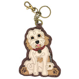 Chala Coin Purse / Key Fob - Labradoodle