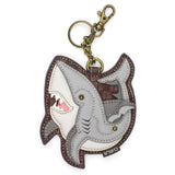 Chala Coin Purse / Key Fob - Shark