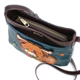 Chala Crescent Crossbody - Highland Cow