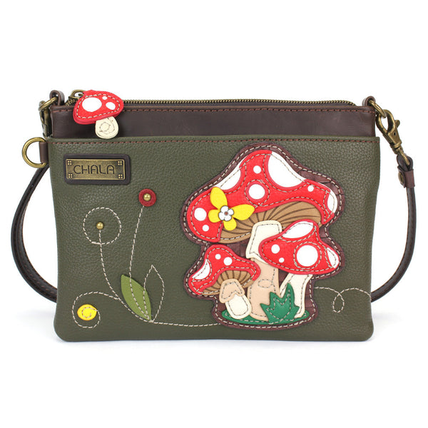 Chala Parrot Mini Crossbody Bag - Warm Gray, Adjustable Strap, Cute & Compact - View #7