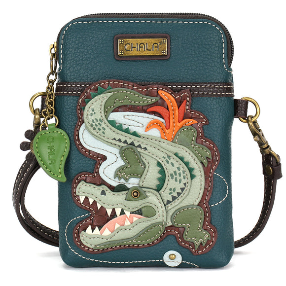 Chala Alligator A Cellphone Xbody | Whimsical Bags