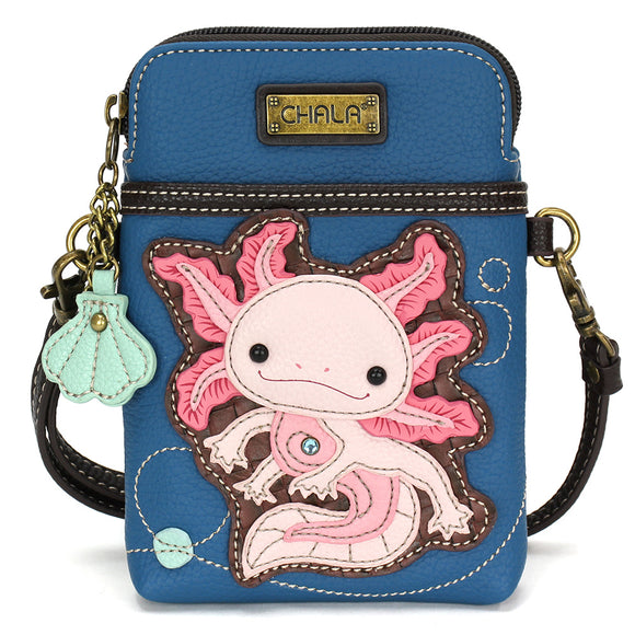 Chala Axolotl Cellphone Xbody | Whimsical Bags