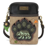 Chala Cellphone Xbody - Bear Paw Print