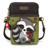 Chala Cellphone Xbody - Raccoon with Cherry