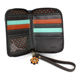 Chala Zip-Around Wallet - Blue Butterfly
