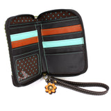 Chala Zip-Around Wallet - Highland Cow