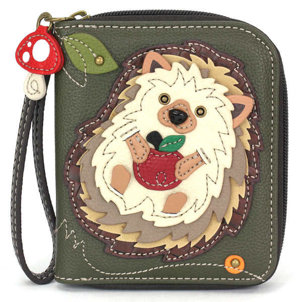 Chala Zip Around Wallet - Hedgehog A – Whimsical Bags