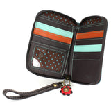 Chala Zip-Around Wallet - Hen with Chicks