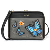Chala Companion Organizer Xbody - Blue Butterfly