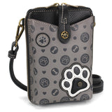 Chala Snap Crossbody - Paw Print