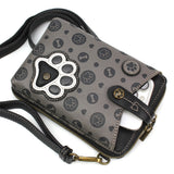 Chala Snap Crossbody - Paw Print