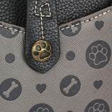 Chala Snap Crossbody - Paw Print