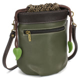 Chala Drawstring Bucket Bag - Highland Cow