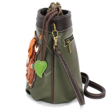 Chala Drawstring Bucket Bag - Highland Cow