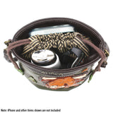 Chala Drawstring Bucket Bag - Highland Cow