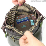 Chala Drawstring Bucket Bag - Highland Cow