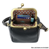 Chala Kisslock Cellphone Crossbody - Blue Butterfly