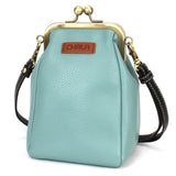 Chala Kisslock Cellphone Crossbody - Black Cat
