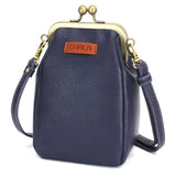 Chala Kisslock Cellphone Crossbody - Moth