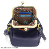 Chala Kisslock Cellphone Crossbody - Moth