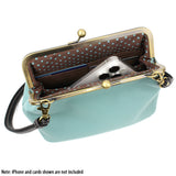 Chala Kisslock Crossbody Purse - Black Cat