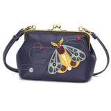 Chala Kisslock Crossbody Purse - Moth
