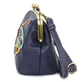 Chala Kisslock Crossbody Purse - Moth