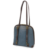Chala Convertible Backpack Purse - Blue Butterfly