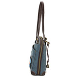 Chala Convertible Backpack Purse - Blue Butterfly