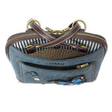 Chala Convertible Backpack Purse - Blue Butterfly
