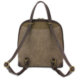 Chala Convertible Backpack Purse - Fox Family