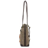 Chala Convertible Backpack Purse - Fox Family
