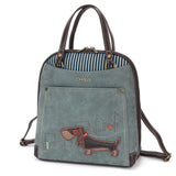 Chala Convertible Backpack Purse - Wiener Dog