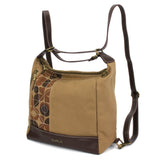 Chala Retro Convertible Purse - Olive