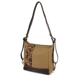 Chala Retro Convertible Purse - Olive
