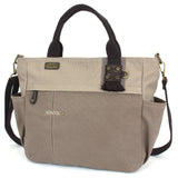 Chala Multi Pocket Tote - Dark Gray