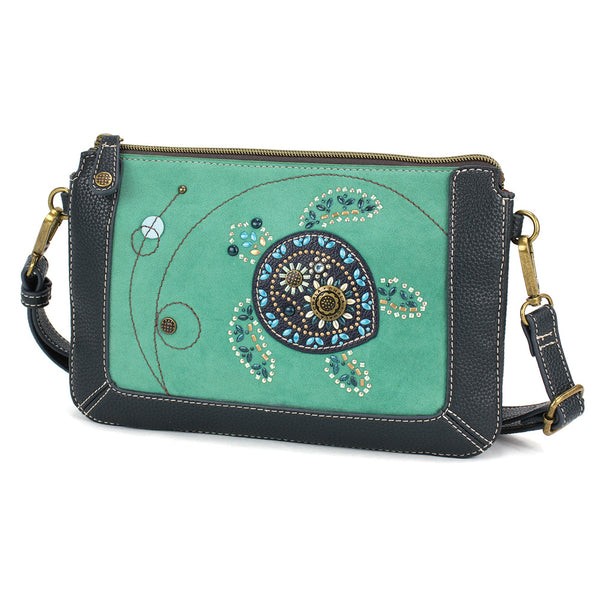 Chala Turtle Dazzled Zip Pouch Crossbody | Whimsical Bags