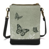 Chala Double Pocket Xbody - Monarch Butterfly