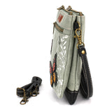 Chala Double Pocket Xbody - Monarch Butterfly